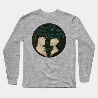 Ardently Pride and Prejudice Embroidery Long Sleeve T-Shirt